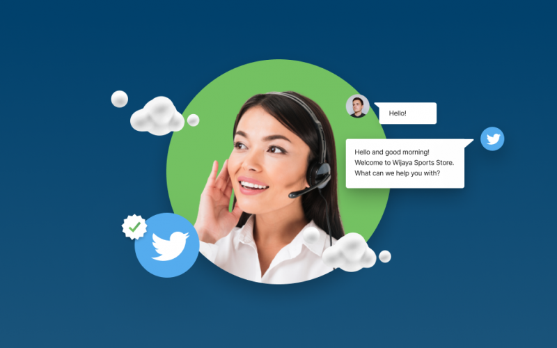 Customer service di twitter