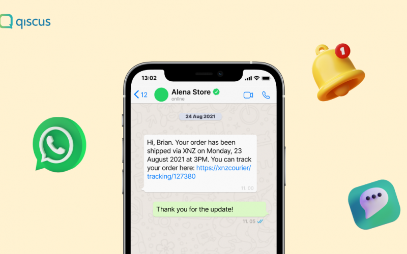 Jenis-jenis WhatsApp marketing notification yang bisa Anda gunakan.