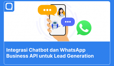 Integrasi chatbot dan WhatsApp Business API untuk lead generation.