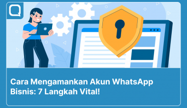 Cara mengamankan akun WhatsApp bisnis.