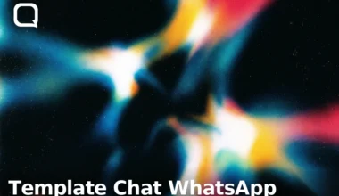 Template chat WhatsApp.