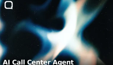 AI call center agent.