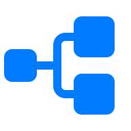 Icon Tree Blue