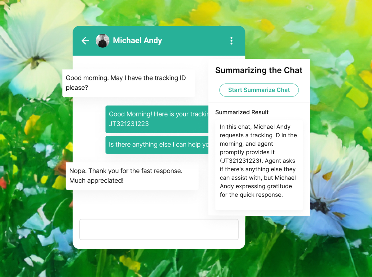 AI chat for automatic replies