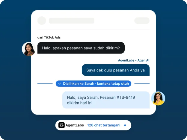 Andalkan AgentLabs untuk Menangani Lonjakan Chat dari TikTok.