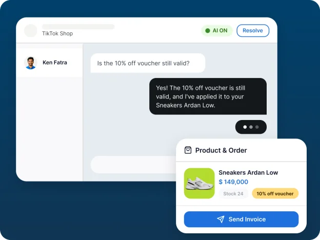 Close TikTok Shop Sales Without Leaving the Chat.