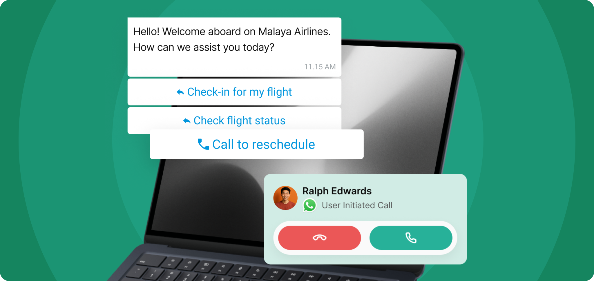 Hero WhatsApp Call