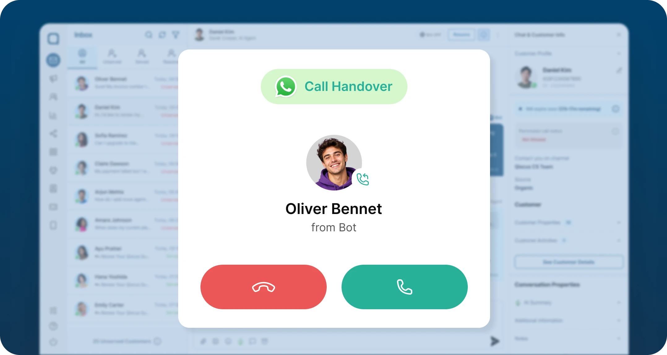 WhatsApp Call Terhubung dengan Qiscus Omnichannel Chat