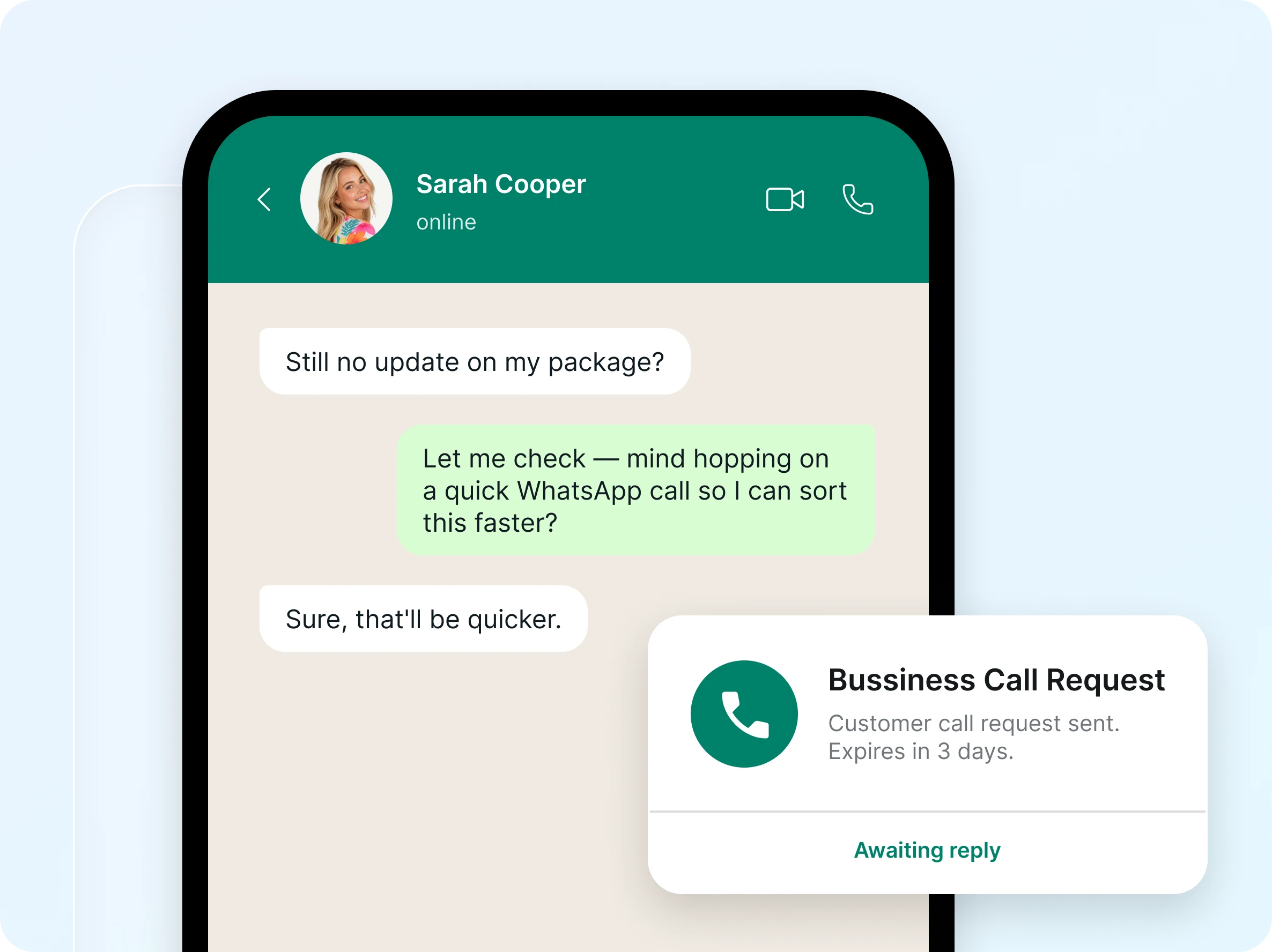 Panggilan WhatsApp Tangani Kendala