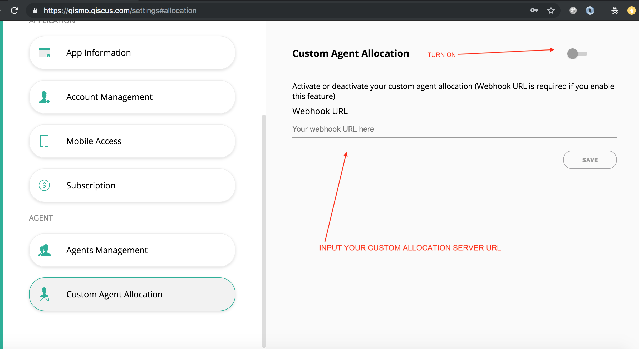 custom agent allocation on qiscus multichannel cs chat