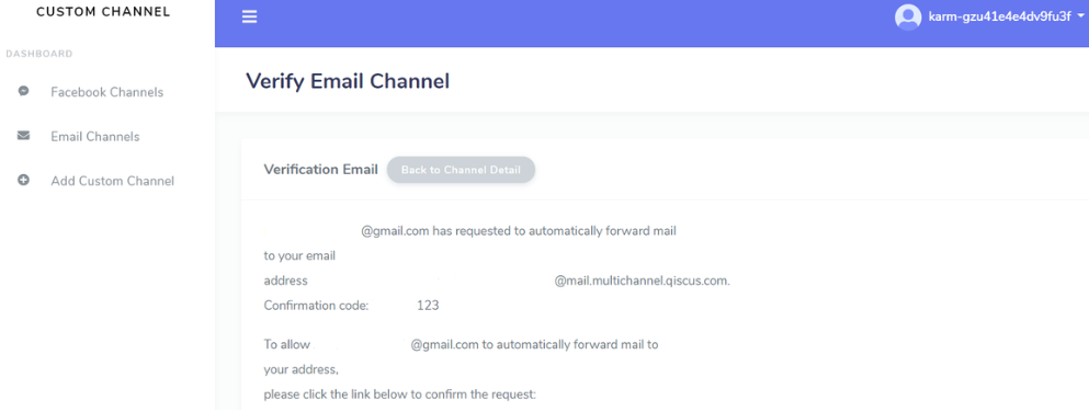 Integrate email to multichannel 7
