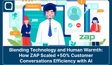 Blending Technology and Human Warmth: How ZAP Scaled +50% Customer Conversations Efficiency with AI