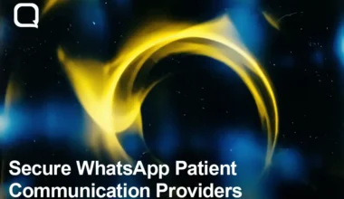 secure whatsapp patient communication providers