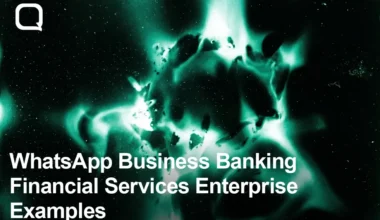 whatsapp business banking financial services enterprise examples